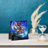 Hippie Chic Moon Plaque mit Easel Fotoplatte (InSitu)