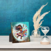 Hippie Chic Moon Plaque mit Easel Fotoplatte (InSitu)