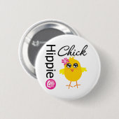 Hippie Chick 2 Button (Vorne & Hinten)