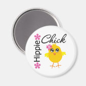 Hippie Chick 5 Magnet (Vorderseite/Rückseite)