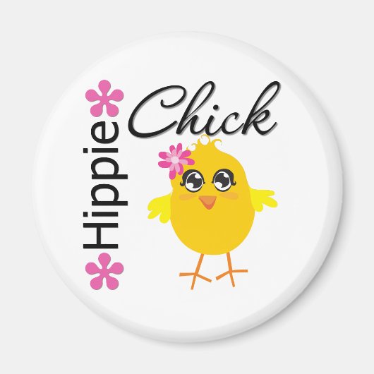Hippie Chick 5 Magnet (Vorne)
