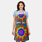 HIPPIE CHICK GEFÄRBTE KRAWATTE KITCHEN SCHÜRZE (Getragen)