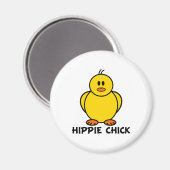 Hippie Chick Magnet (Vorderseite/Rückseite)