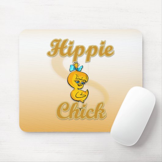 Hippie Chick Mousepad (Mit Mouse)