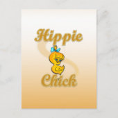 Hippie Chick Postkarte (Vorderseite)