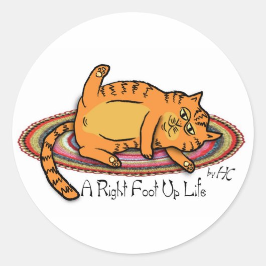 Hippie Chick Stickers (Vorderseite)