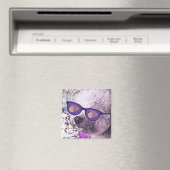 Hippie-'Chon, der Bichon-Magnet Magnet (In Situ (Geschirrspüler))