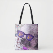 Hippie-'Chon der Bichon Tasche (Vorderseite)