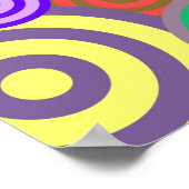 Hippie Circles Poster (Ecke)