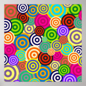 Hippie Circles Poster (Vorne)