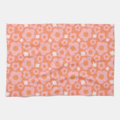 Hippie Coral Blume Power Geschirrtuch (Horizontal)