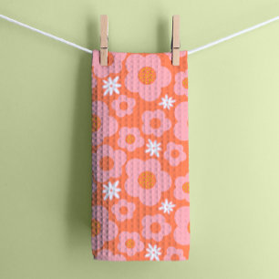 Hippie Coral Blume Power Geschirrtuch