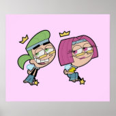 Hippie Cosmo und Wanda Poster (Vorne)