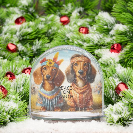 HIPPIE-DACKEL SCHNEEKUGELN (Weihnachten)