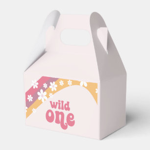 Hippie Daisy boho Wild One Rainbow Geschenkschachtel