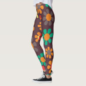 Hippie Daisy Retro Leggings (Links)