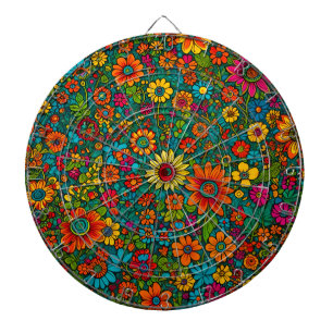 Hippie Dartboard Dartscheibe