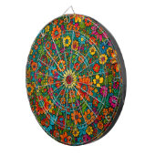 Hippie Dartboard Dartscheibe (Vorderseite rechts)