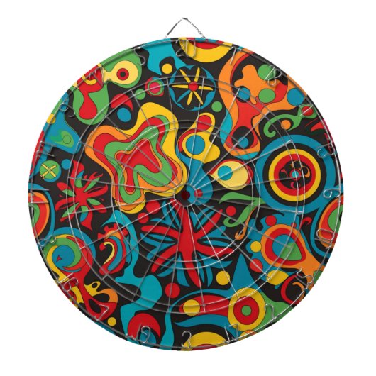 Hippie-Dartscheibe Dartscheibe (vorne)