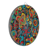 Hippie-Dartscheibe Dartscheibe (Vorderseite Links)