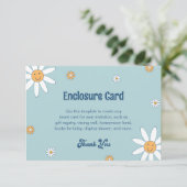 HIPPIE DAZE Groovy Blue Einsteckkarte Begleitkarte (Stehend Vorderseite)