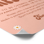 HIPPIE DAZE Groovy Time Kapselunterschrift Poster (Ecke)