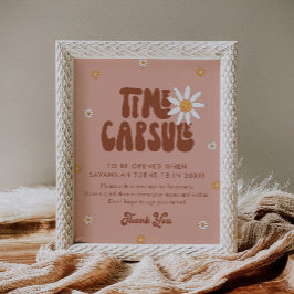 HIPPIE DAZE Groovy Time Kapselunterschrift Poster