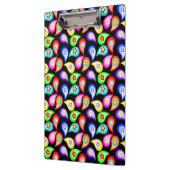 Hippie Daze, Paisley Blume Muster-Zwischenablage Klemmbrett (Links)