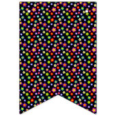 Hippie Daze Peace Signs und Blume Boho Style Wimpelkette (Dritte Fahne)