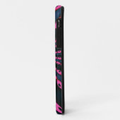 Hippie 'delica Funk Pink Blue Monogram Case-Mate iPhone Hülle (Hinten/Links)