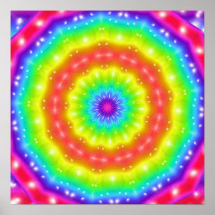 Hippie der 70er poster