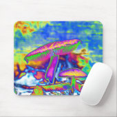 Hippie Dippie Trippy 'Shrooms Mousepad (Mit Mouse)