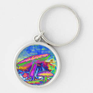 Hippie Dippie Trippy 'Shrooms Schlüsselanhänger