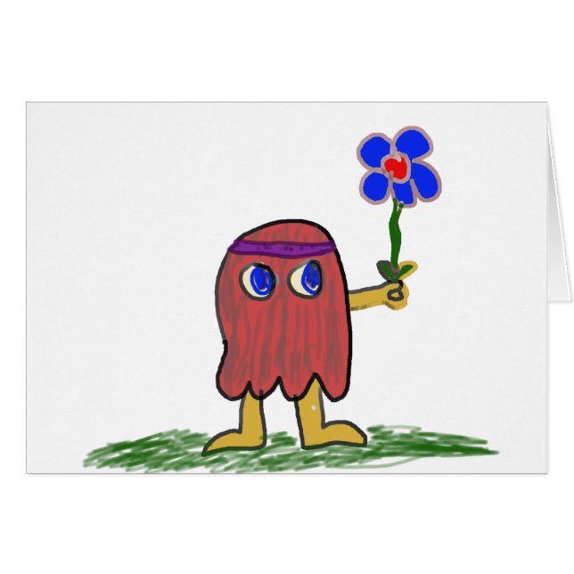 Hippie Dippy-Blume (Vorderseite (Horizontal))
