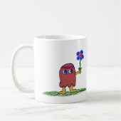 Hippie Dippy-Blume Kaffeetasse (Links)