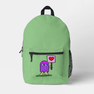 Hippie Dippy-Liebe Bedruckter Rucksack