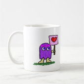 Hippie Dippy-Liebe Kaffeetasse (Links)