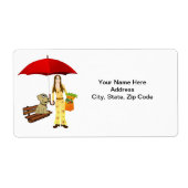 Hippie Dog Carrots vegetarische Labels (Vorne)