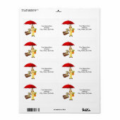 Hippie Dog Carrots vegetarische Labels (Vorne)