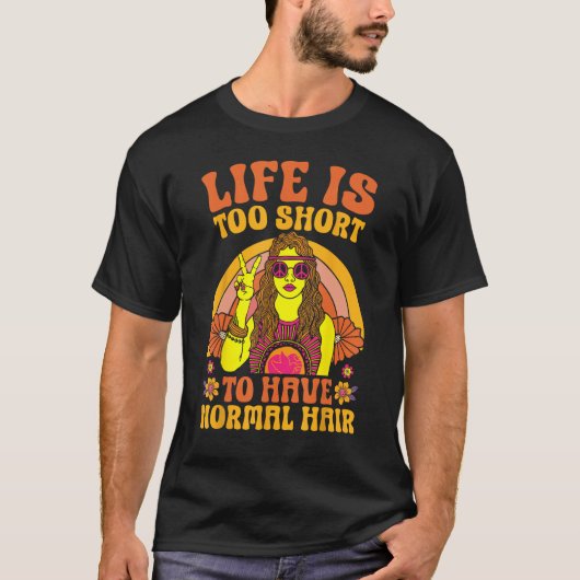 Hippie Dreadlocks Rasta Life Is Short To Have Norm T-Shirt (Vorderseite)