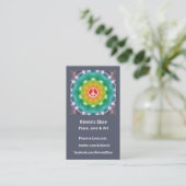 Hippie Dream Custom Business Cards Visitenkarte (Stehend Vorderseite)