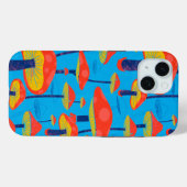 Hippie Dreamy Retro Vibe Verzaubernde Pilze Case-Mate iPhone Hülle (Rückseite (Horizontal))