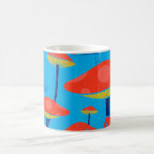 Hippie Dreamy Retro Vibe Verzaubernde Pilze Kaffeetasse (Mittel)