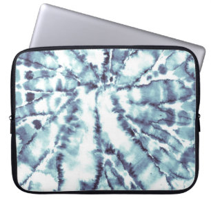 Hippie Dye Zeichnete Poster. Malerei Wash Textur.  Laptopschutzhülle