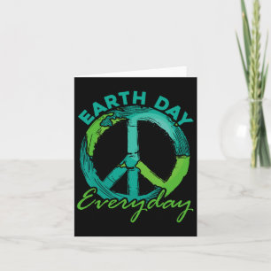 Hippie Earth Day Karte