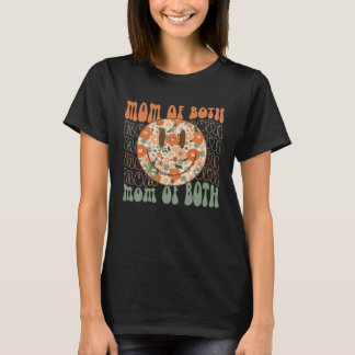 Hippie Face Mama von beiden Twin Mama Retro Groovy T-Shirt