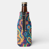 Hippie Flasche Cooler Flaschenkühler (Flasche Rückseite)