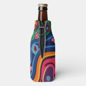 Hippie Flasche Cooler Flaschenkühler (Flasche Rückseite)