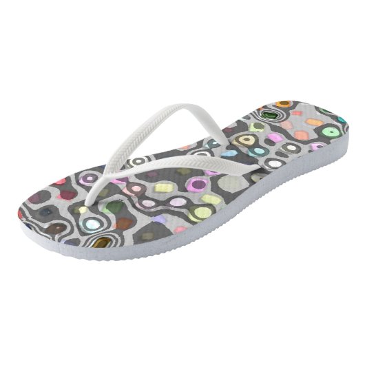Hippie Flip Flops Badesandalen (Schrägansicht)
