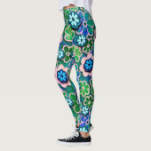 Hippie Floating Floral Gemustert | LEGGINGS (Links)